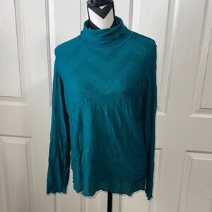 SNO SKINS Teal Turtleneck